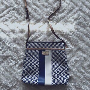 Authentic Kate Spade ♠️ Hyacinth Blue Keisha Penn Place Nautical Crossbody Bag